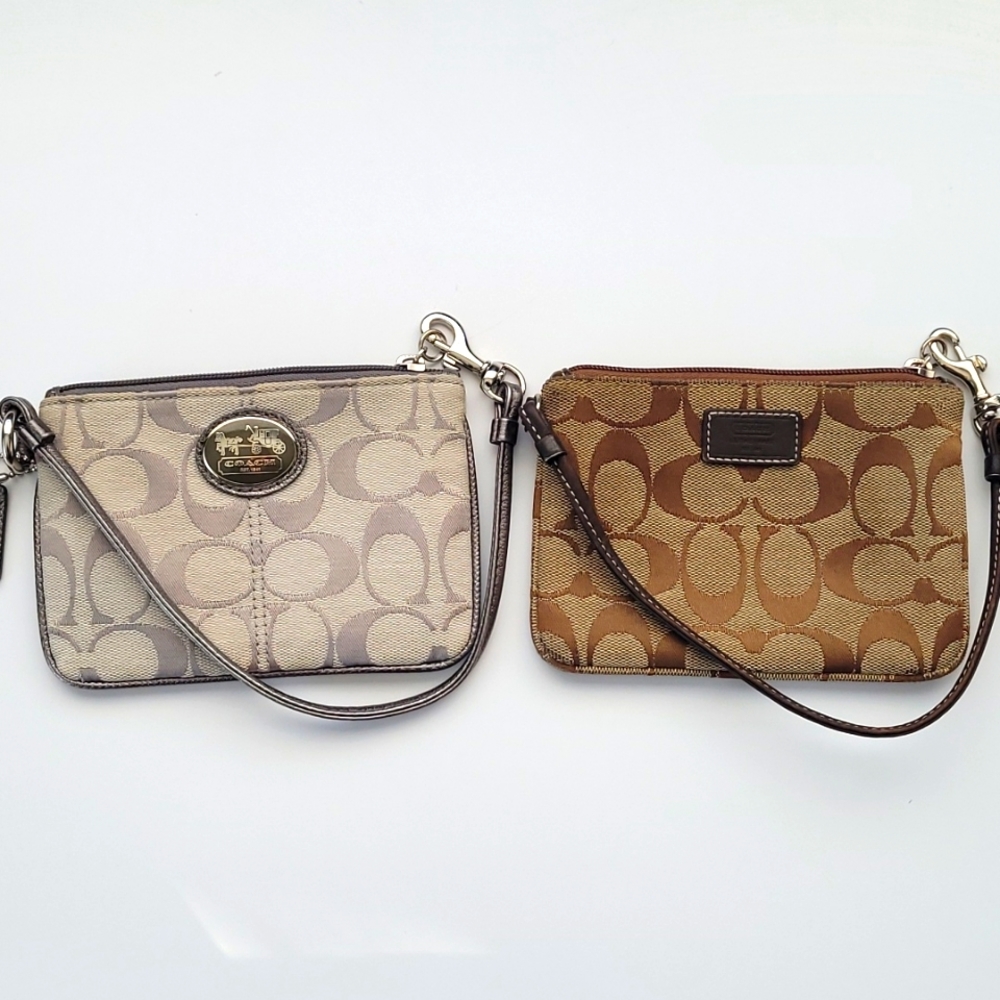 SOLD!!!! COACH Wristlet Bundle of 2